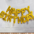 13pcs Luxury Happy Birthday Decoration Balloons Rose Gold Letter Foil Ballons Birthday Party Decorations Globos Balony Anniversaire For Birthdays and Celebrations - SJB-DIAMOND ELITES