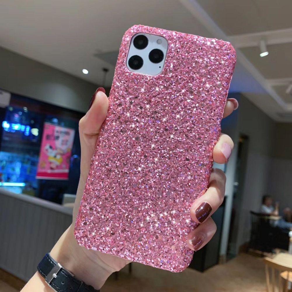 Luxurious Glitter Case For iPhone 11 Pro XS Max Case Cover For iPhone 6 7 8 Plus 11Pro Max 13 Pro Max Ultra Thin Sparkle Diamond Full Body Protective Edges Precise Fit Dustproof Anti Fingerprint Scratch-Resistant Phone Cover Stevvex