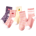 5 Pairs Infant Cotton Mesh Cute Newborn Casual Socks For Boys Girls Durable Comfortable Sock