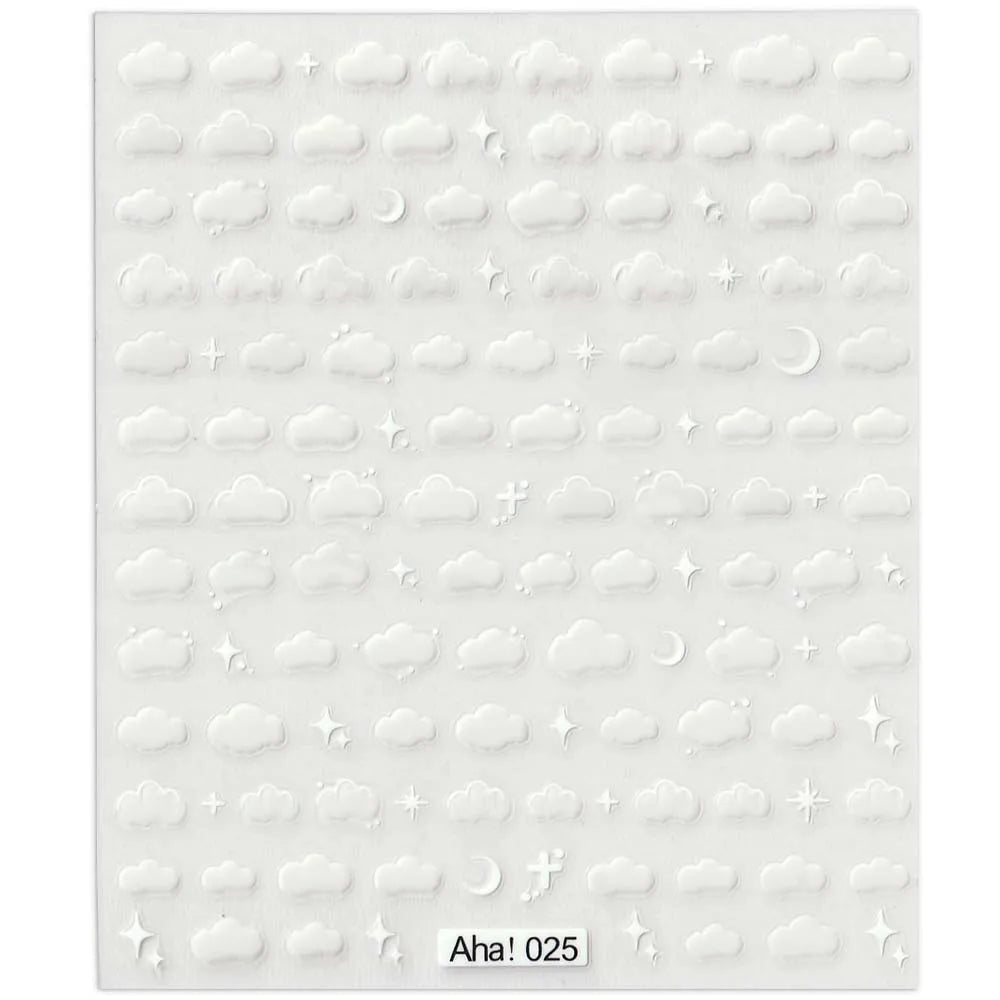 42Model Sticker Nail Decal 3D Adhesive Patch,Smile/Animal/Flower Nail Art Decorations Manicure Sticker Easter Day Design Decal- Lootquake LLC