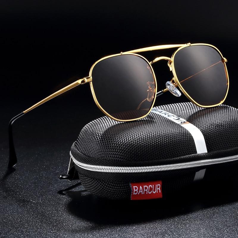 Luxury Famous Original Square Sunglasses for Men and Woman  Polarized Hexagon Sunglasses Oculos De Sol gafas lunette de soleil femme WIth UV400 Protection - SJB-DIAMOND ELITES