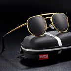 Luxury Famous Original Square Sunglasses for Men and Woman  Polarized Hexagon Sunglasses Oculos De Sol gafas lunette de soleil femme WIth UV400 Protection - SJB-DIAMOND ELITES