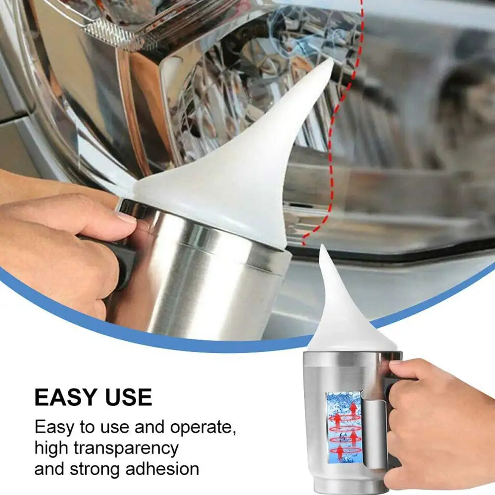 Car Headlight Lens Restoration Kit with EU/US Plug Headlamp Restore Polishing Cleaning Tools 100ml/200ml