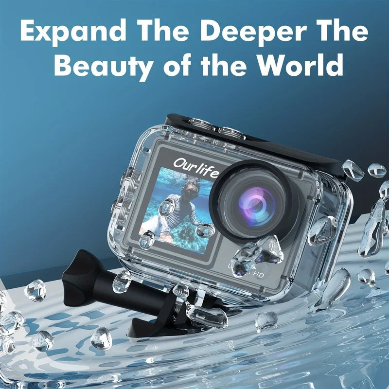 2.0 inch touch screen 5K 30fps 4K 60fps outdoor sports cameras anti-shake ultra hd wifi wireless action camera for helmet Lootquake LLC