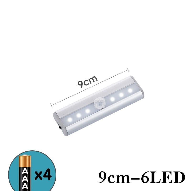 LED Night Light Motion Sensor Wireless USB Rechargeable Night lamp For Kitchen Cabinet Wardrobe Wall Lamp Mobile Lamp With Sensors - SJB-DIAMOND ELITES