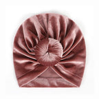 Modern Trend Stylish Baby Hat for Girls Big Bow Turban Baby Cap Accessories In Great Design