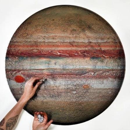 1000PCS/SETColorful Rainbow Round Geometrical Photo Planet  Puzzle Adult Kids Educational Toy Puzzle - SJB-DIAMOND ELITES