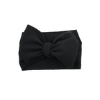 Baby Girls Headband Toddler Big Bow Hairband Cute Solid Stretch Turban For Baby Girls