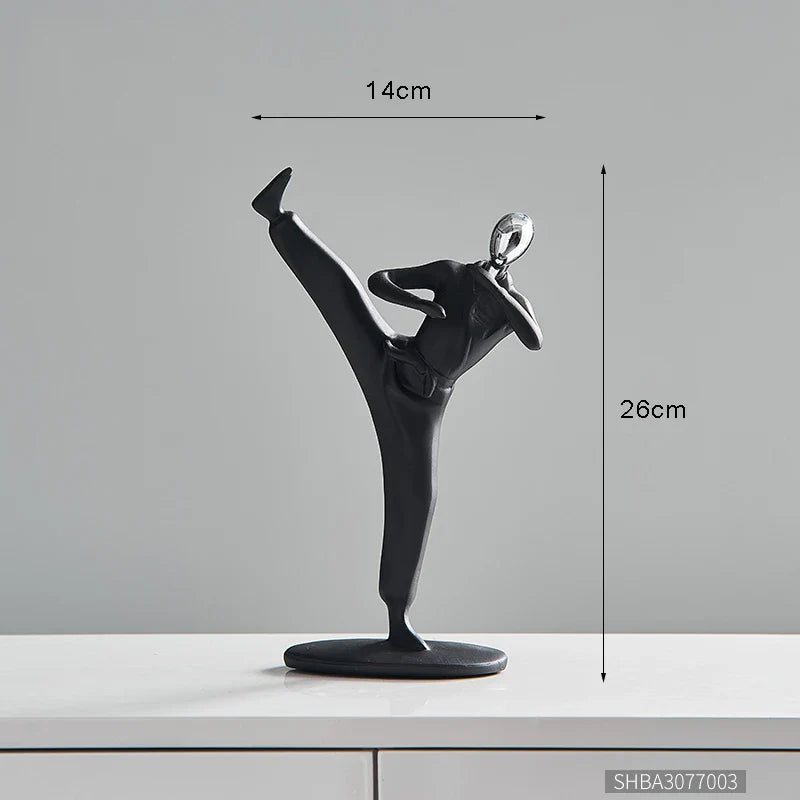 Abstract Sculpture Human Figurines Modern Home Decoration Resin Character Statue Living Room Office Bookshelf Decor Accessories