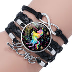 Intereting Unicorn Braided Kids Bracelet for Girls  Friendship Bracelets Jewelry Multi-layer Charm Fashion Bracelet - SJB-DIAMOND ELITES