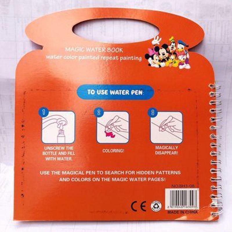 Montessori Coloring Book Doodle & Reusable Magic Pen Painting Drawing Board For Kids Baby Educational Birthday Toy - SJB-DIAMOND ELITES