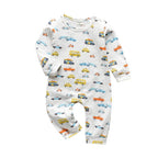 Modern Printed Baby Boys and Girls Romper Cotton Long Sleeve Jumpsuit for Infant Clothing Newborn Baby Kids
