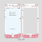 3D Curved Edge Tempered Glass for iPhone 6 6s 7 8 Plus Fashion Flowers Pattern Screen Protector Protective Film Tempered Glass Screen Protector Designed for iPhone Stevvex