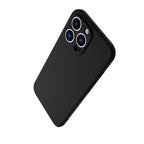 Black Case For Iphone  5 5s SE 2020 6 6s 7 8plus x 10 XR XS 11 12 13 Mini Pro MAX Silicon Cover Car Design Matte Black Silicone Back Cover For iPhone Stevvex