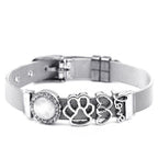 Two-tone Stainless Steel  Bracelets For Women Men Golden Love Heart Beaded  Ribbon  Bracelet & Bangle Gifts - SJB-DIAMOND ELITES