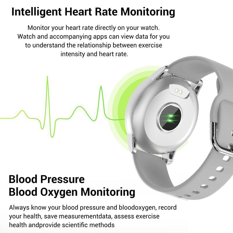 New Smart Unsiex Luxury Watch For Men and Women With 1.3 Color Screen and Heart Rate Blood Pressure For Sport Multifunctional Waterproof Smartwatch - SJB-DIAMOND ELITES