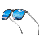 Square High Quality Titanium  Sunglasses for Men Polarized Sunglasses With Mirror Gradient Glasses Titanium  TR90 Frame Oculos De Sol gafas and UV400 Protection - SJB-DIAMOND ELITES