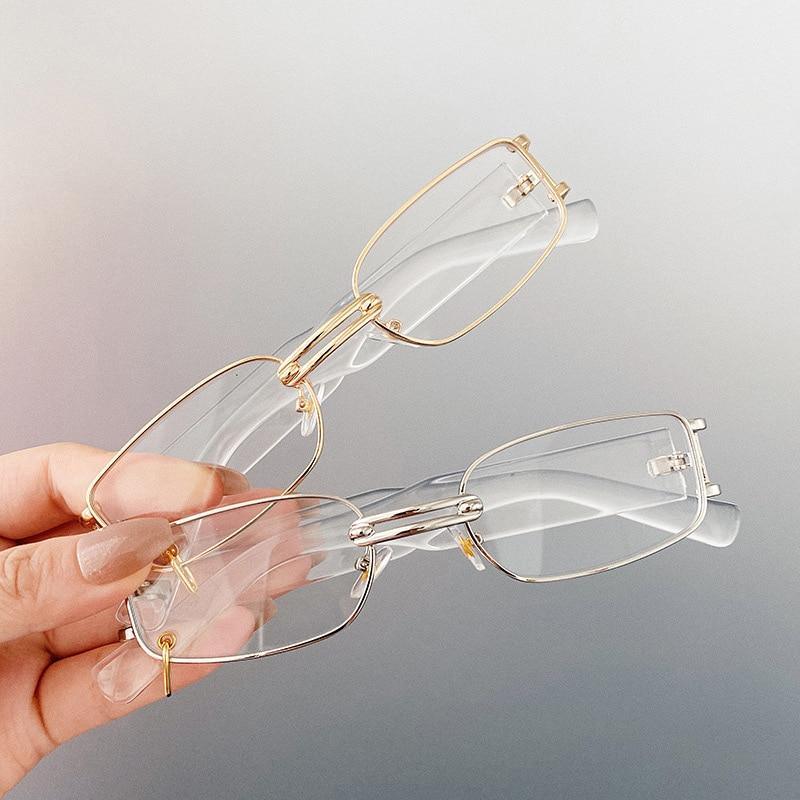 Popular Fashion Small Rectangle Women Luxury Sunglasses Brand Designer Vintage Punk Men Sunglasses Style With Shades UV400 Protection Stevvex