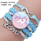 Intereting Unicorn Braided Kids Bracelet for Girls  Friendship Bracelets Jewelry Multi-layer Charm Fashion Bracelet - SJB-DIAMOND ELITES