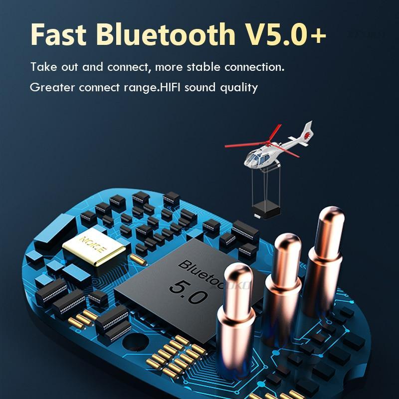 STEVVEX Wireless Headphones  Bluetooth Earphones 5.0 with Mic Sports Waterproof Headsets Touch Control Mini In-ear Music Earbuds - SJB-DIAMOND ELITES