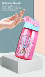 Kids Cartoon Leakproof Creative Baby Feeding Water Cup With Straws For Children Bright Colors Durable Kid Bottles Stevvex