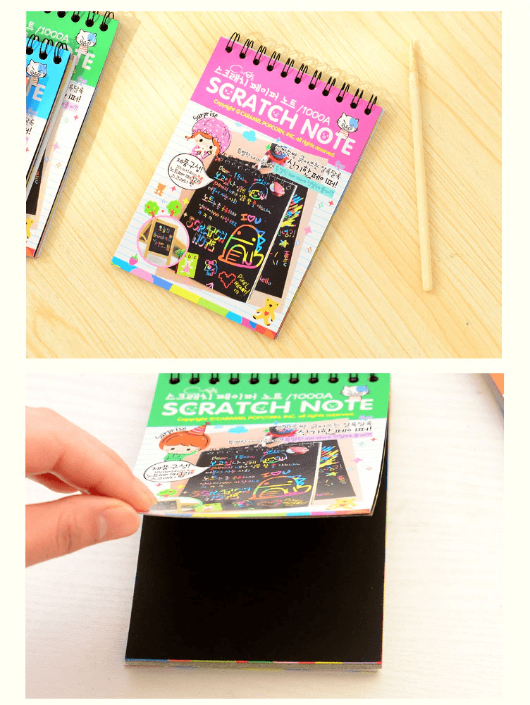 Kids Drawing Toys Scratch Paintings Magic Art Drawings Baby Educational Magic Books Child Birthday Gifts - SJB-DIAMOND ELITES
