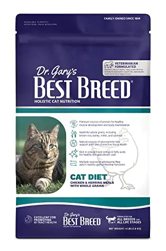 Best Breed Cat Diet Made in USA [Natural Dry Cat Food for All Ages] - 4lbs. Lootquake LLC