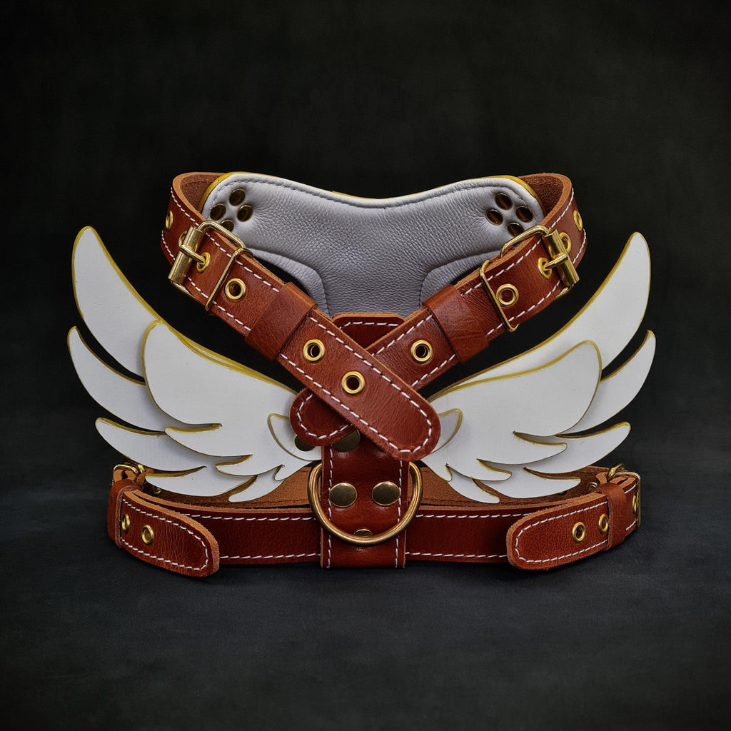 The "Hermes" leather harness - Small to Medium Size - SJB-DIAMOND ELITES