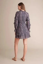Kenzie wrap front mini dress - SJB-DIAMOND ELITES