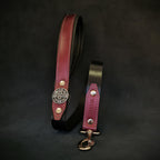 The "Hektor" Burgundy dog leash-LIMITED - SJB-DIAMOND ELITES