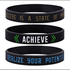 Silicone Wristband Rubber Band Motivational Bracelet For Men And Women Perfect Gift Jewelry Cool Style - SJB-DIAMOND ELITES