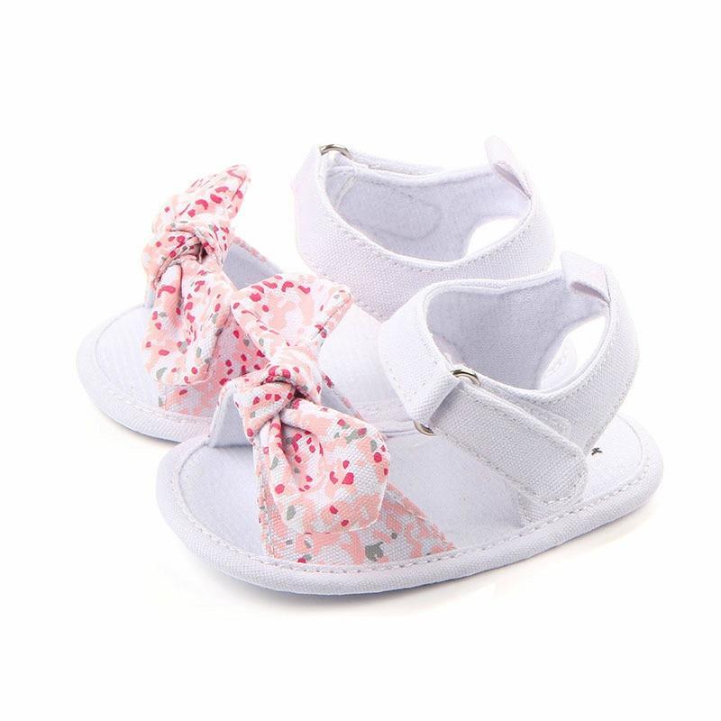 Baby Kids Girls Non-Slip Bowknot Sandals Cute Elegant Girl Shoes Newborn Infant First Walkers Stevvex