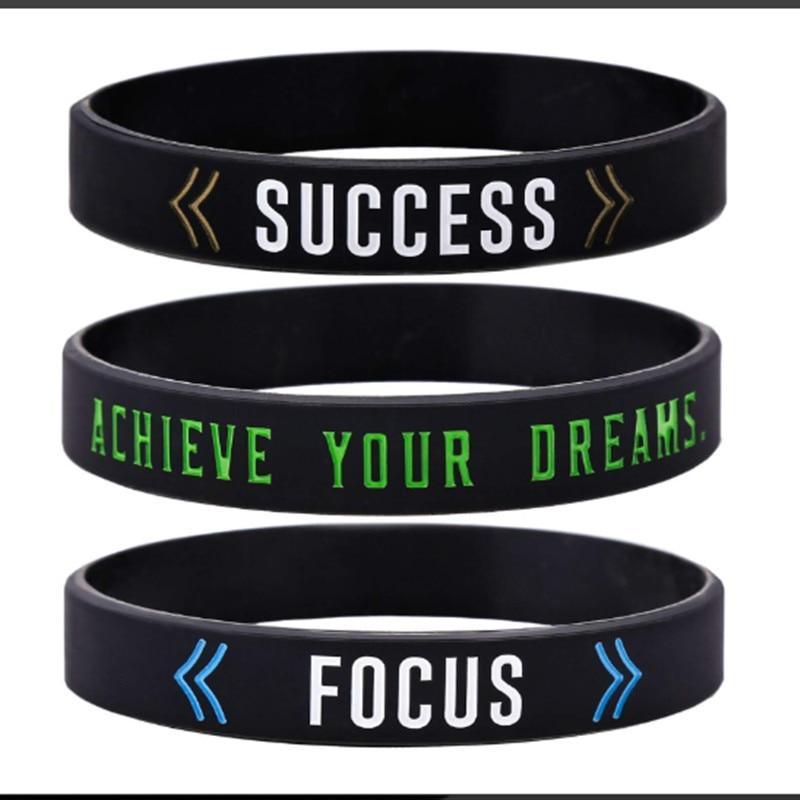 Silicone Wristband Rubber Band Motivational Bracelet For Men And Women Perfect Gift Jewelry Cool Style - SJB-DIAMOND ELITES
