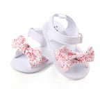 Baby Kids Girls Non-Slip Bowknot Sandals Cute Elegant Girl Shoes Newborn Infant First Walkers Stevvex