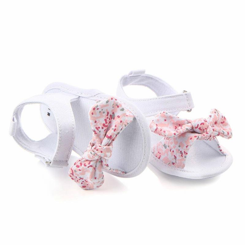 Baby Kids Girls Non-Slip Bowknot Sandals Cute Elegant Girl Shoes Newborn Infant First Walkers Stevvex