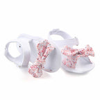 Baby Kids Girls Non-Slip Bowknot Sandals Cute Elegant Girl Shoes Newborn Infant First Walkers Stevvex