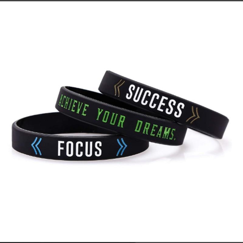 Silicone Wristband Rubber Band Motivational Bracelet For Men And Women Perfect Gift Jewelry Cool Style - SJB-DIAMOND ELITES