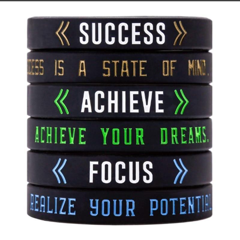 Silicone Wristband Rubber Band Motivational Bracelet For Men And Women Perfect Gift Jewelry Cool Style - SJB-DIAMOND ELITES