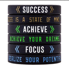 Silicone Wristband Rubber Band Motivational Bracelet For Men And Women Perfect Gift Jewelry Cool Style - SJB-DIAMOND ELITES