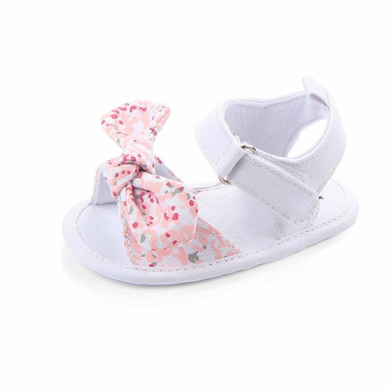 Baby Kids Girls Non-Slip Bowknot Sandals Cute Elegant Girl Shoes Newborn Infant First Walkers Stevvex