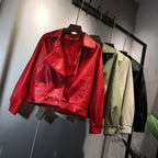 Versatile Slim Fit Women's Street Jackets Pi-Mart