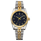 Fashionable Luminous Diamond Quartz Couple Watches