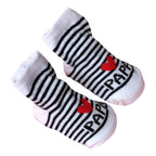 Baby Socks Cotton Infant Boy Girl Slip-resistant Floor Socks Love Mama Papa Letter Socks Anti-slip