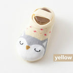 Fashion Unisex Baby Girls Boys Cute Non-slip Breathable Sock Cartoon Pattern Cotton Floor Stretchy Socks