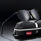 Retro Aluminum Magnesium Men Sunglasses Polarized Vintage Round Sunglasses for Men and Women Eyewear Accessories Oculos de sol Luxury Glasses High Quality metal frame WIth UV400 Protection - SJB-DIAMOND ELITES