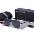 Luxury Elegent Unisex Aluminum Magnesium Sunglasses Polarized Trending Styles Black Sun glasses Sports Eyewear For Women and Men With UV400 Protection - SJB-DIAMOND ELITES