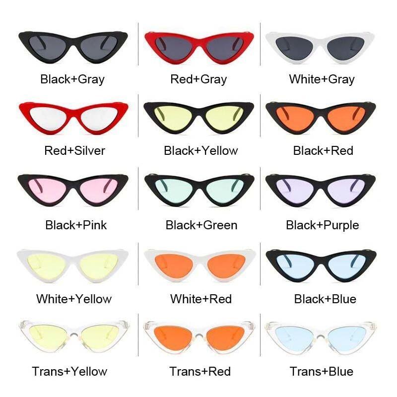 Vintage Cateye Sunglasses For Women In Famous Retro Small Cat Eye Style In NEW Modern Edition with UV400 Protection - SJB-DIAMOND ELITES