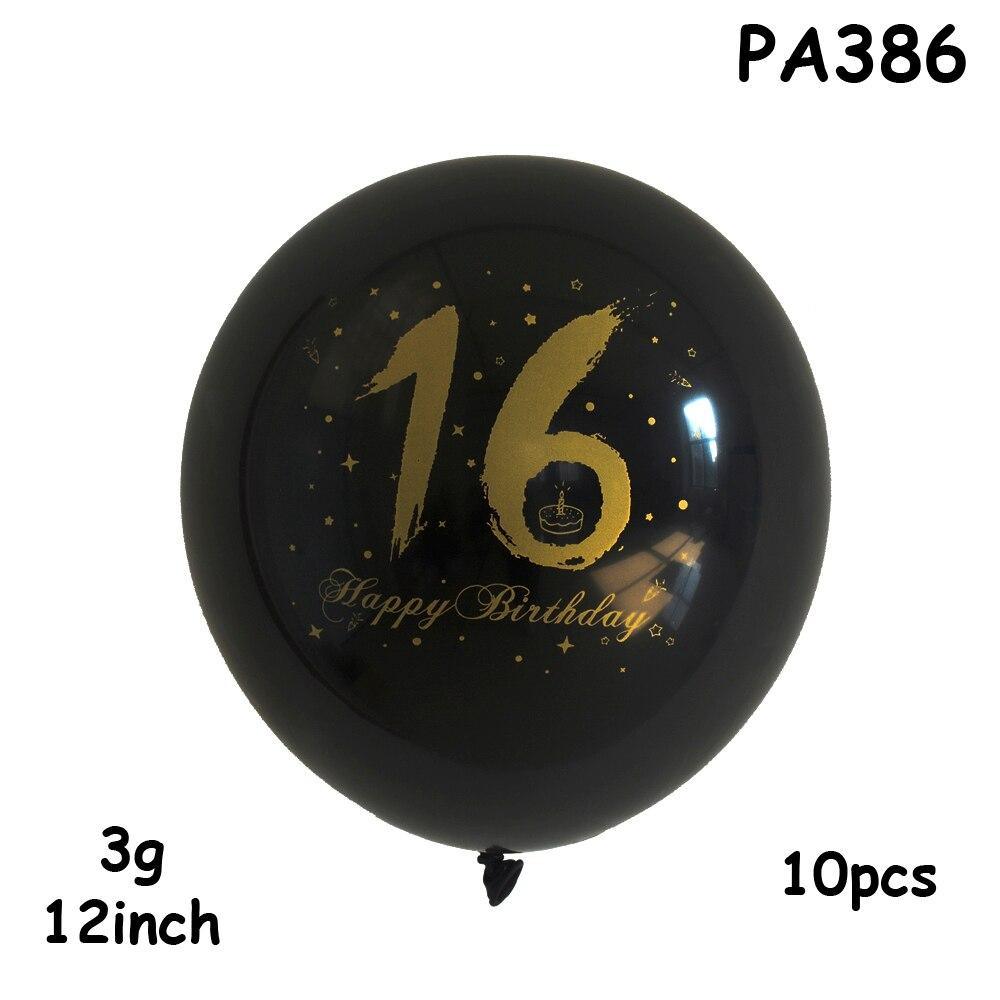 Luxury NEW High Quality Decor Ballons 10/20/30/40pcs Happy Birthday Balloon Latex Ballon Inflatable Birthday Party Decoration Baloons Anniversaire - SJB-DIAMOND ELITES