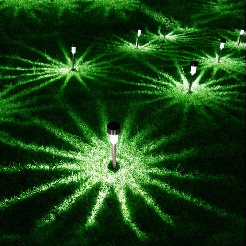 Garden Premium LED Solar Luxury Stainless Steel Lights For Yard Pathway Walkway More Pieces Outdoor - SJB-DIAMOND ELITES