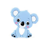 Baby Silicone Teethers BPA Free Teething Toy Animal Dog Koala Owl Elephant Baby Ring Teether Silicone Beads For Kids and Baby